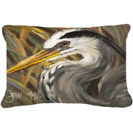 MICASA Blue Heron Canvas Fabric Decorative Pillow MI714209
